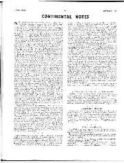 Continental Notes, September 1957 - Left