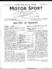 Matters Of Moment, September 1957 - Left