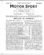 Matters Of Moment, September 1959 - Left