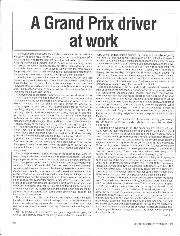 A Grand Prix driver at work - Left