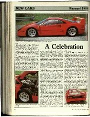 New cars: Ferrari F40 - Left