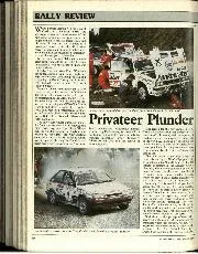 Rally review: New Zealand Rally, September 1987 - Left