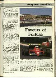 1987 Hungarian GP race report: Piquet wins out - Left