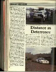 Distance as detterence - Left
