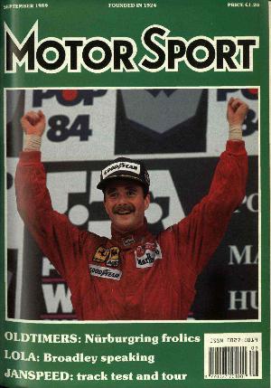Cover image for September 1989