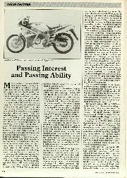 Passing Interest and Passing Ability - Left