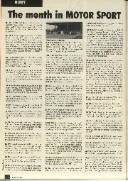 The Month in Motor Sport - Left