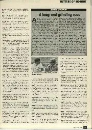 A Long And Grinding Road - Left