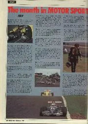 The month in Motor Sport - Left