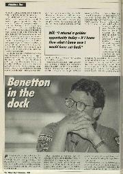 Benetton in the dock - Left