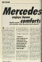 Mercedes enjoys home comforts - Left