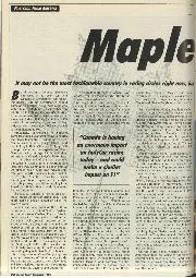 Maple relief - Left