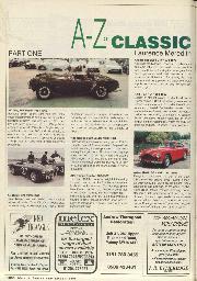 A-Z of Classic Sporting Cars 1950-1975 - Left