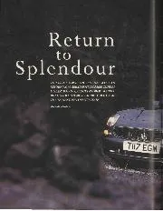 Return to Splendour - Left