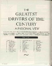 The Greatest drivers of the century - a personal view - Left