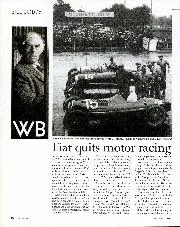 Fiat quits motor racing - Left