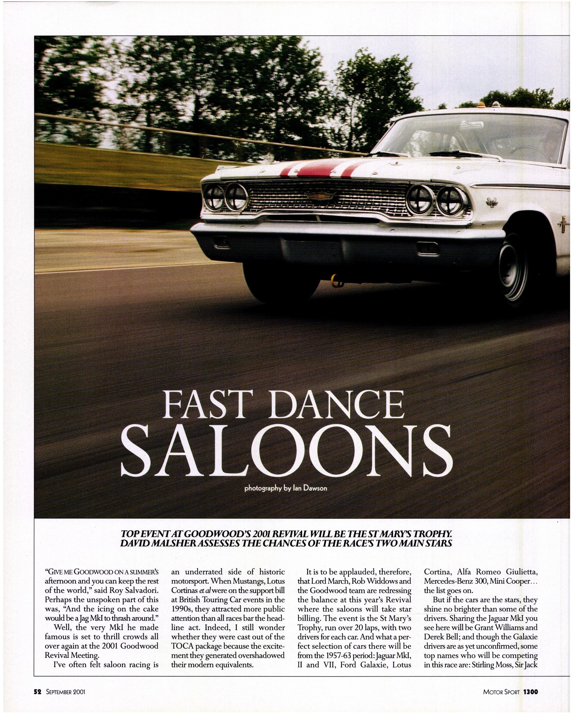 Fast Dance Saloons Motor Sport Magazine Archive