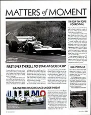 Grand Prix historic race under threat - Left