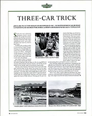 Three-car trick - Left