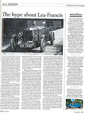 The Lea-Francis Story /"Leaf/" Motorsports New Book