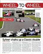 Wheel-to-wheel  -- the month in historic motorsport - Left
