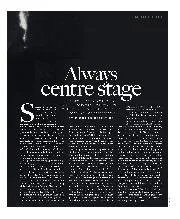 Always centre stage - Right