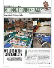 Historic scene with Gordon Cruickshank - Left