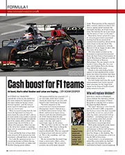 Formula 1 news - Left