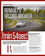 Renault’s record breaker - Left