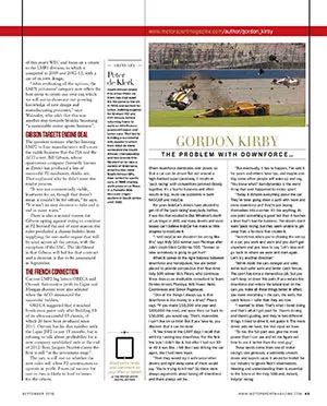 The problem with downforce... - Left