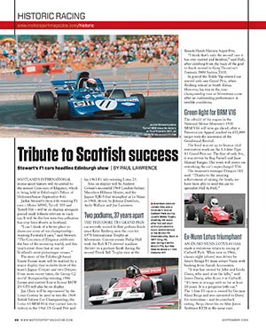 Historic racing news - Left
