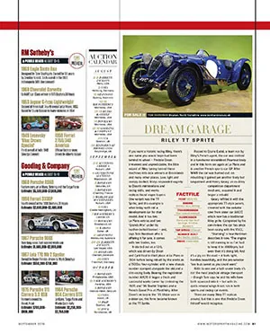 Dream garage: Riley TT Sprite - Left