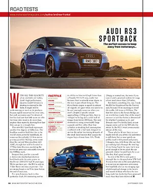 Audi RS3 Sportback - Left