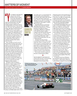 Matters of moment, September 2015 - Left