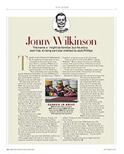 In the spotlight – Jonny Wilkinson - Left