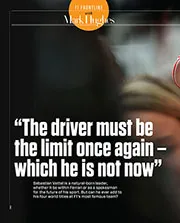 “The driver must be the limit once again – which he is not now” - Left