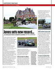 Historic racing news - Left