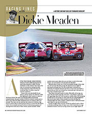 Racing lines with Dickie Meaden - Left