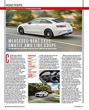 Mercedes-Benz E400 4Matic AMG Line Coupé - Left