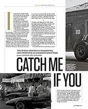 Tony Brooks' Pescara police chase: Catch me if you can, copper - Left