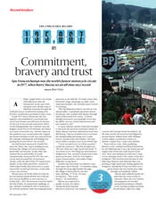Barry Sheene's commitment, bravery and trust - Left