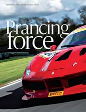 Ferrari Challenge track test - Left