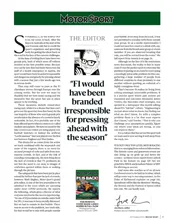 The Editor: How F1 outthought the virus - Left