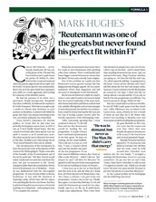 'Carlos Reutemann was one of the greats but never found his perfect fit within F1' - Left