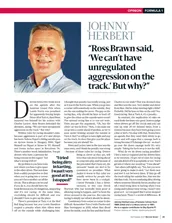 'Written rules for racing shouldn't exist' — Johnny Herbert - Left