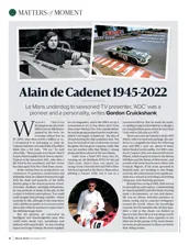 The various lives of Alain de Cadenet - Left