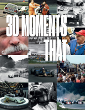30 earth-shattering moments that changed motor sport cover