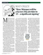 Mat Oxley: ‘Marc Márquez’s Ducati factory contract is a significant signing for 2025’ - Left